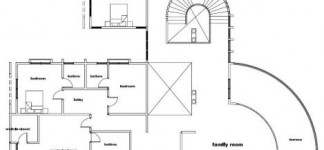 House Plans with Pools and Outdoor Kitchens for Rear Home Idea: Gorgeous Modern Style House Plans With Pools Floor Design Ideas Equipped With Modern Floor Plan Design Idea Unit Detail