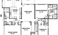House Plans with Pools and Outdoor Kitchens for Rear Home Idea: Marvelous House Plans With Pools First Level Design Ideas Equipped With Spacious Living Room Design Equipped With Two Levels