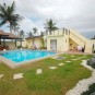 House Plans with Pools and Outdoor Kitchens for Rear Home Idea : Modern Style House Plans With Pools Natural Green Atmosphere Equipped With Relaxing Atmopshere With Stone Walkway Design IDea With Green View