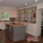 Wonderful White Mountain House Designed in Modern Building Style : Powerful Kitchen Island With Seating Design In Mountain Brook Road Home Interior With Traditional Finishing Used Wooden Material For Inspiration